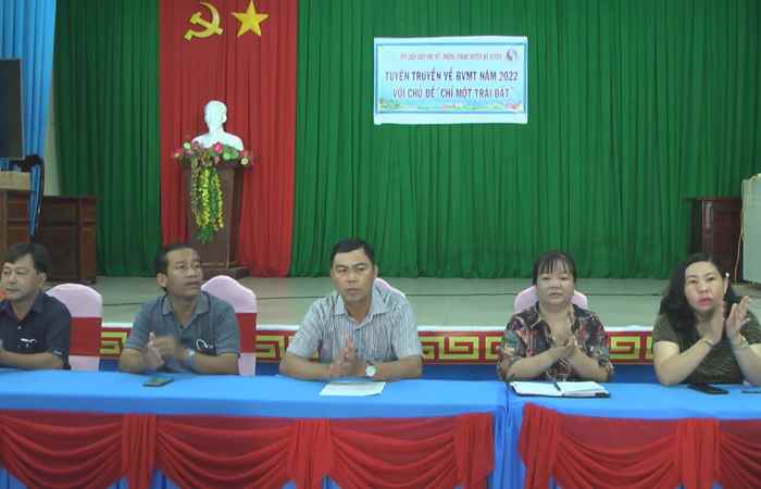 Mỹ Xuyên: Tuyên truyền về bảo vệ môi trường